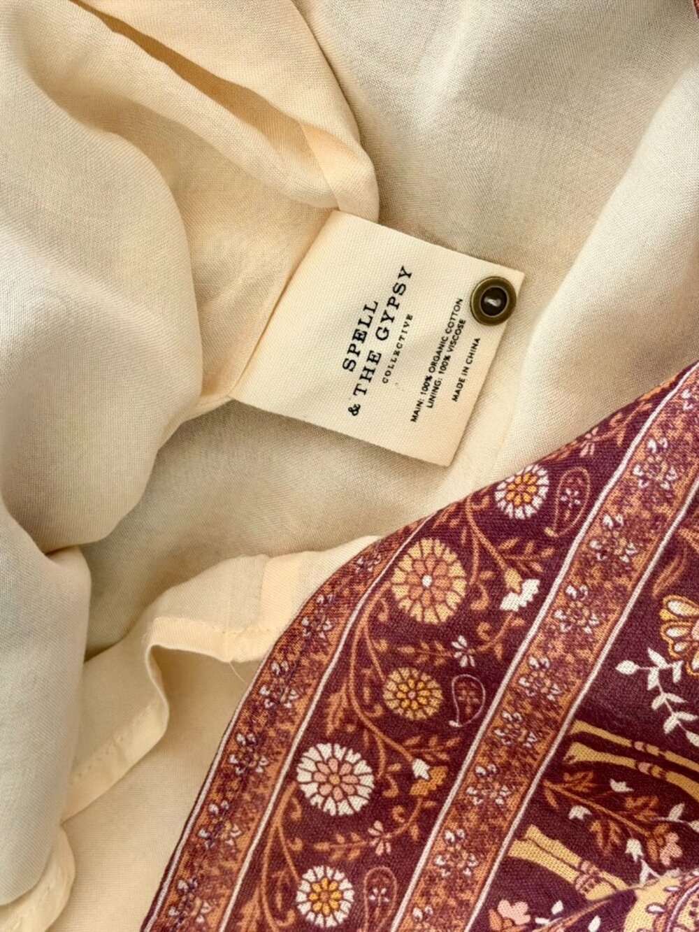SOLD!!! Spell & The Gypsy Sundown Boho Mini Dress - Picture 11 of 14